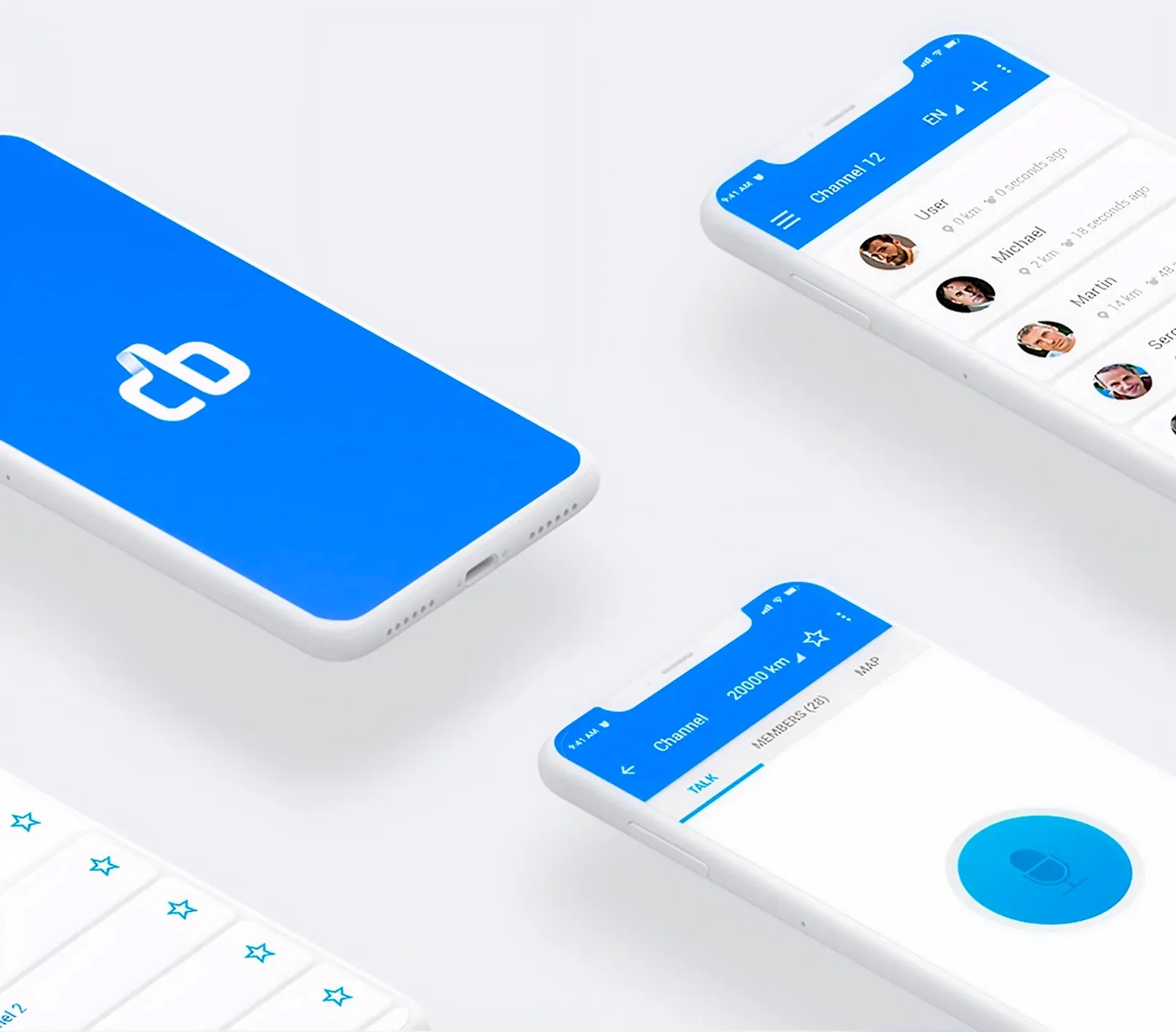 CB-Line: Walkie-talkie mobile application