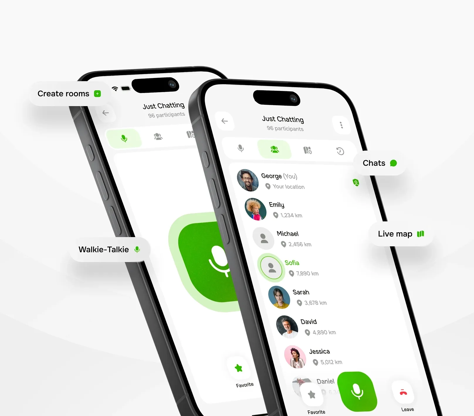 MDI Connect — a modern walkie-talkie app for instant voice chats